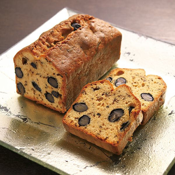 丹波黒のパウンドケーキに混ぜて
