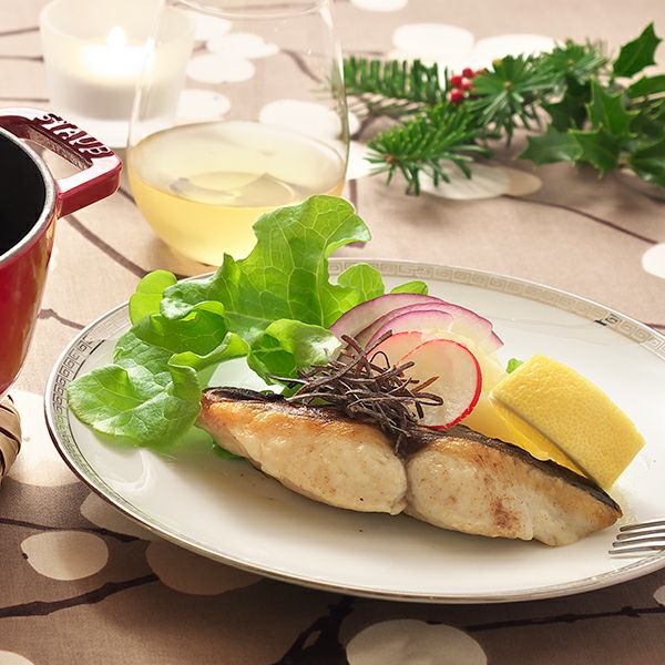 鰆のムニエルに