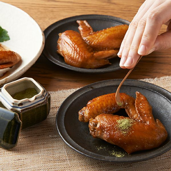 山椒をふりかけて