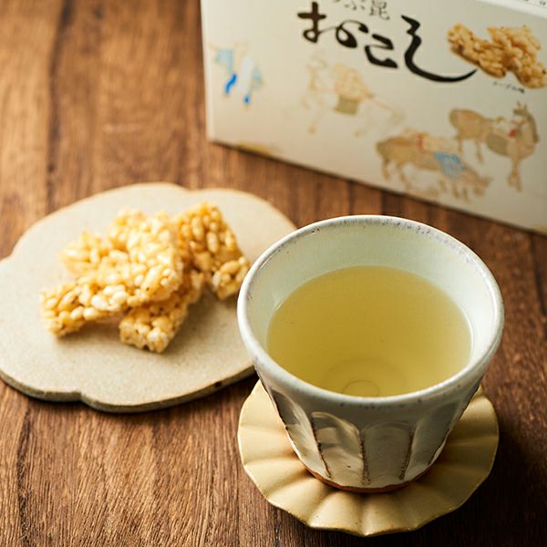 つぶ昆おこし(淀屋橋本店限定)と一緒に