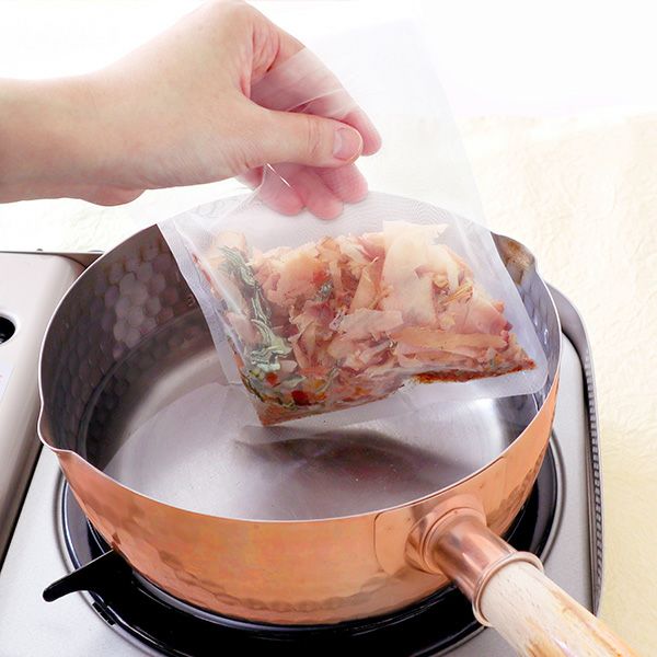 だしパックなので濾す手間が省けます