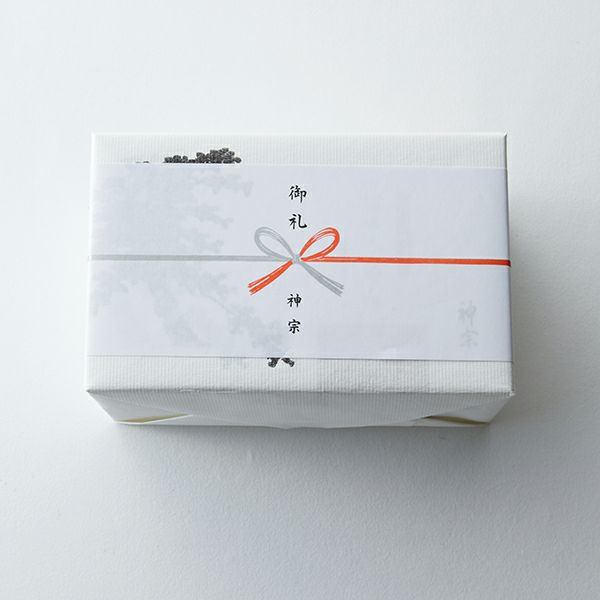 １個包み・2個包み・3個包み　外のし （弔事） イメージ　（画像は3個包み）
