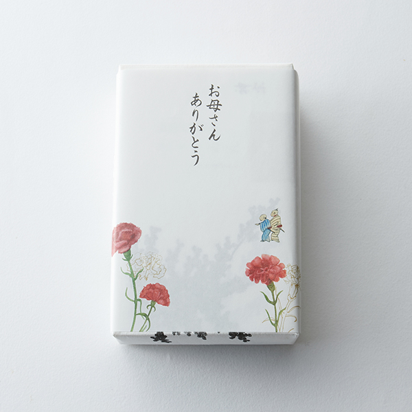 １個包み・2個包み・3個包み　冬の掛け紙 イメージ　（画像は1個包み）