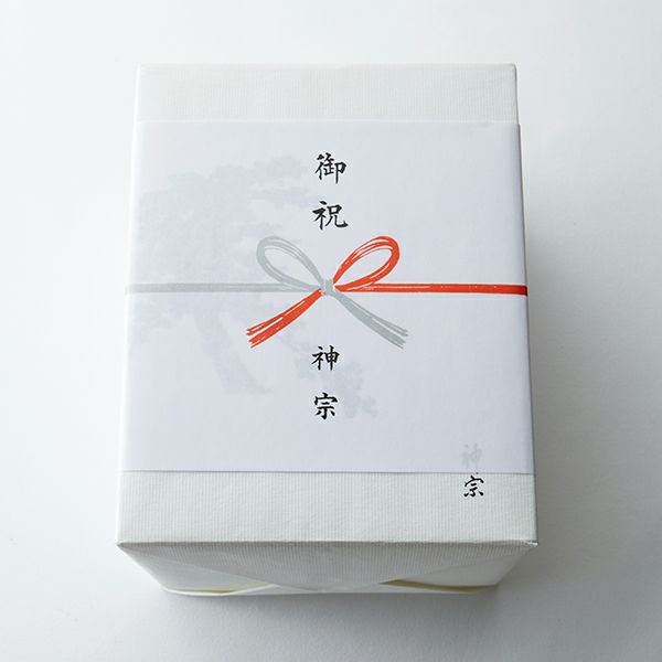 4個包み・6個包み　外のし （慶事） イメージ　（画像は6個包み）