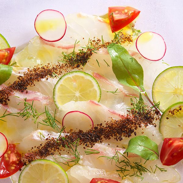 カルパッチョにかけて