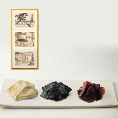 3個詰合せ（利尻塩昆布山椒入り1個、神宗の生姜1個、とろろ昆布1個）【3NR-28】