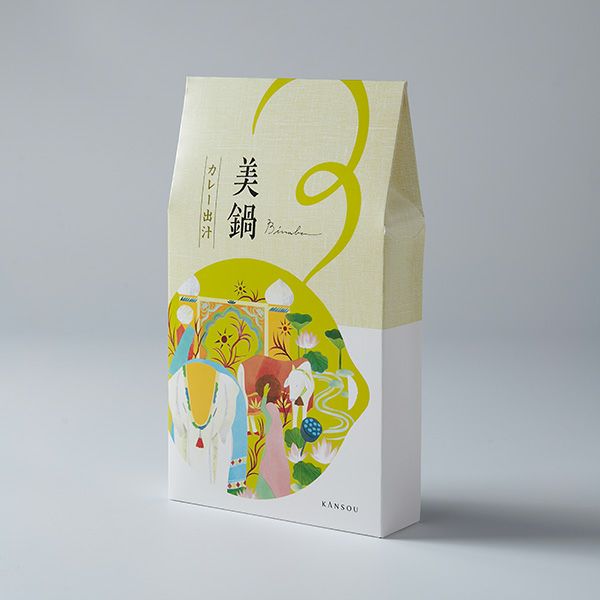 様々なお鍋の味わい体験を、国内外のアーティストによるイラストレーションで表現したコラボレーシ ョンパッケージです