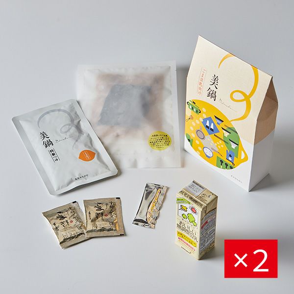 美鍋 ごま豆乳出汁　商品内容　※画像は１箱分です。