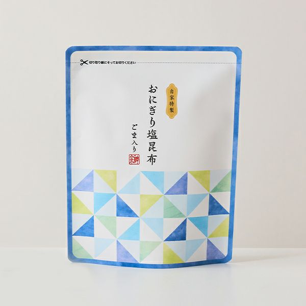 おにぎり塩昆布 ごま入り　パッケージ