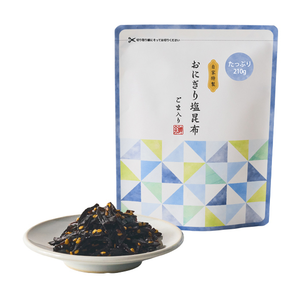 おにぎり塩昆布ごま入り
